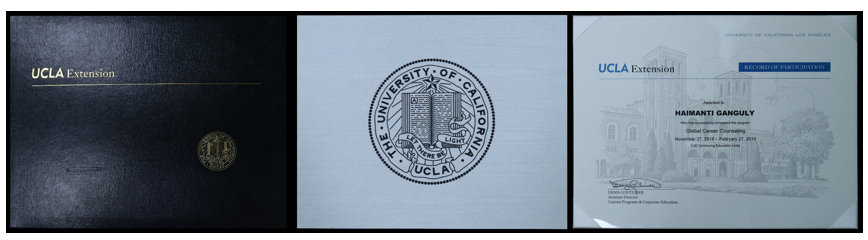UCLA Extension Certificate UCLA Extension Certificate