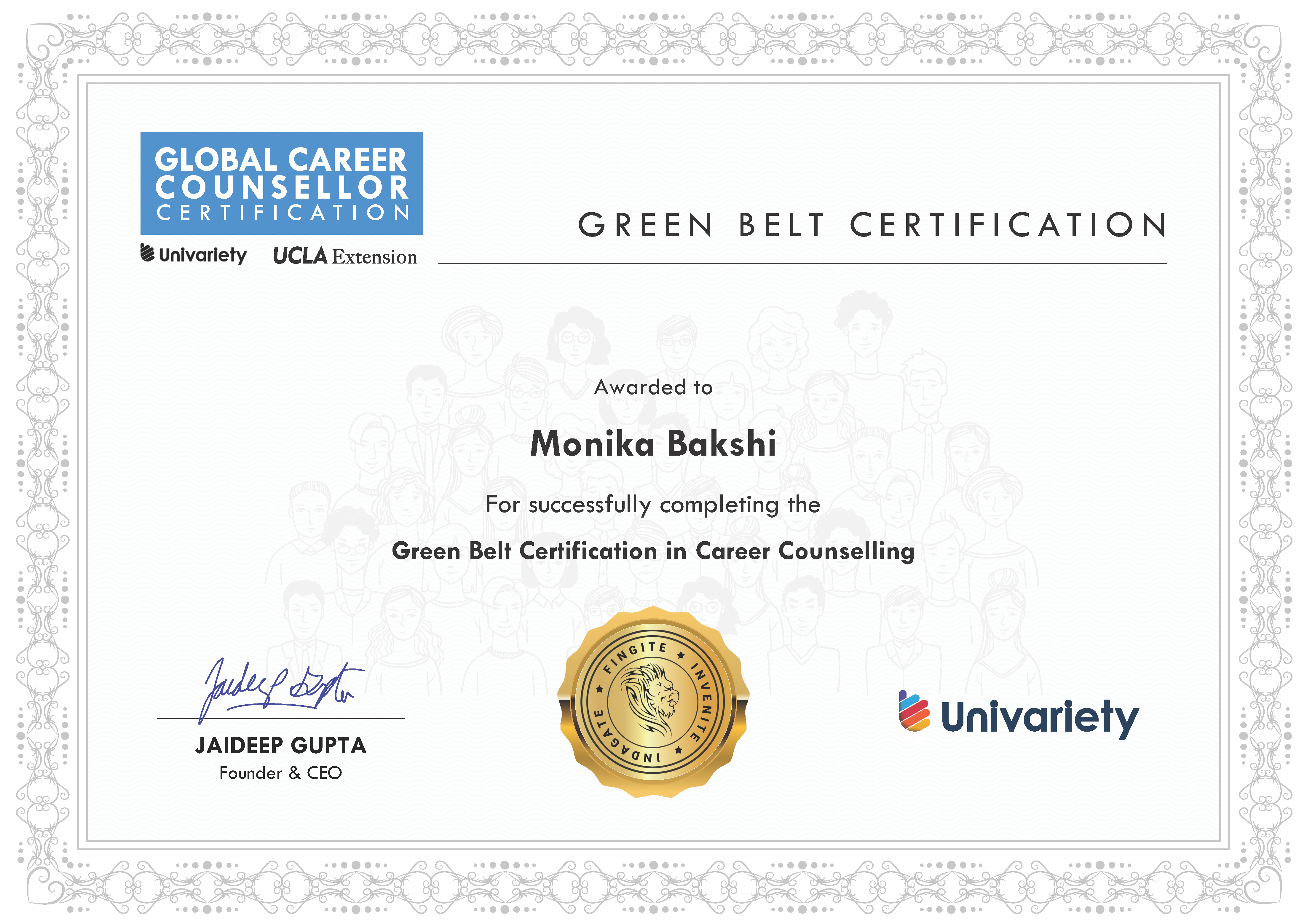 Green Belt Certification
